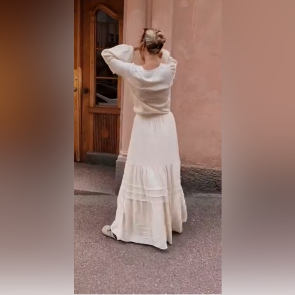 Auguste Whitney Maxi skirt in Vanilla - Picture 4 of 7
